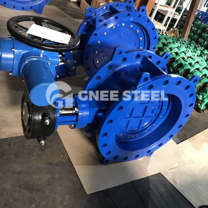 butterfly valve double flange